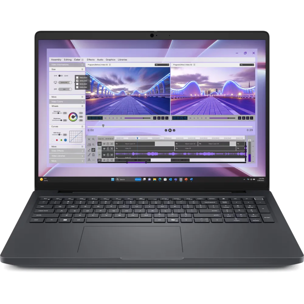 DELL 16” PRO MAX MC16250_4 ULTRA 7 265H-32GB DDR5 RAM-1TB NVME-8GB RTX PRO1000 BWL-W11P Taşınabilir İş istasyonu görsel 2