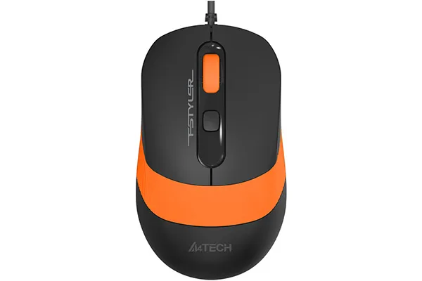A4TECH FM10 Kablolu USB 1600dpi Siyah/Turuncu Mouse görsel 5