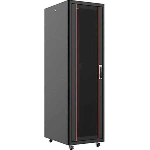 AGER 32U 600x600mm Dikili Tip Siyah Kabinet Vega AG-VB32U6060S1 Cam Kapak