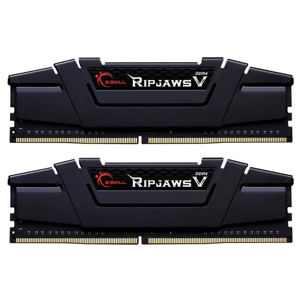 GSKILL 32GB (2X 16GB) DDR4 3600MHZ CL18 Dual Kit PC RAM Ripjaws V F4-3600C18D-32GVK görsel 2