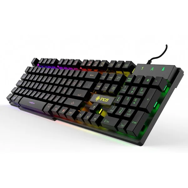 INCA IKG-449 USB Q Trk Rainbow Aydınlatmalı Mekanik Hisli Siyah Gaming Klavye görsel 5
