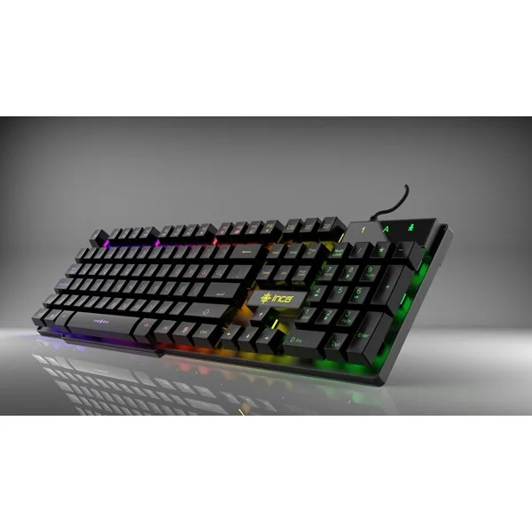 INCA IKG-449 USB Q Trk Rainbow Aydınlatmalı Mekanik Hisli Siyah Gaming Klavye görsel 6