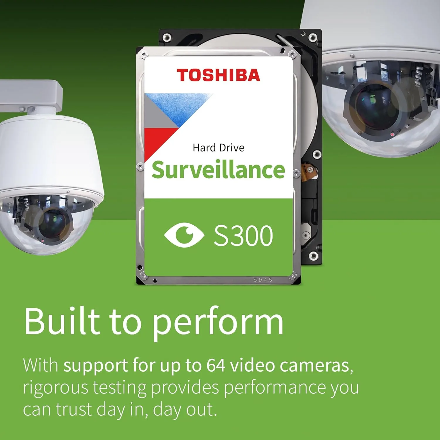 TOSHIBA 6TB 3.5" S300 HDWT860UZSVA 256MB SATA-3 Güvenlik Diski görsel 3