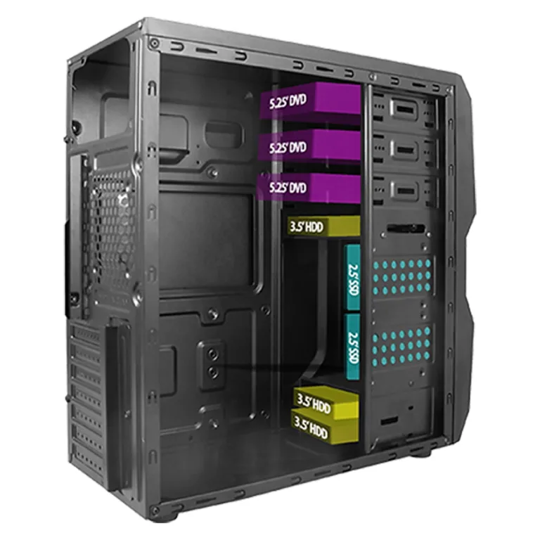 VENTO 750W TA-K61 Standart Mid-Tower PC Kasası görsel 5