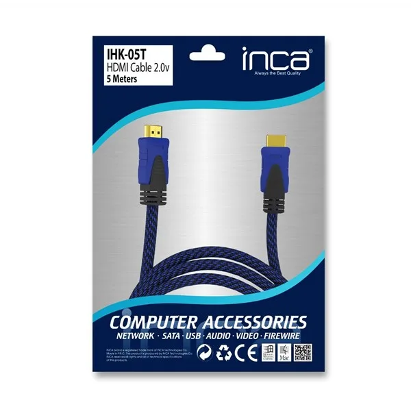 INCA 5metre IHK-05T HDMI Görüntü Kablosu 2.0v 4K 60Hz görsel 6