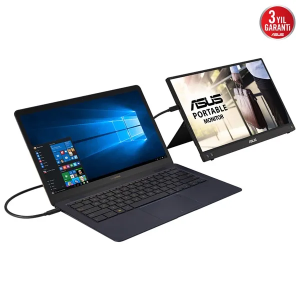 ASUS 15.6" IPS ZENSCREEN MB16ACV 5 ms 60Hz TYPE-C Taşınabilir Monitör (1920 X 1080) görsel 7