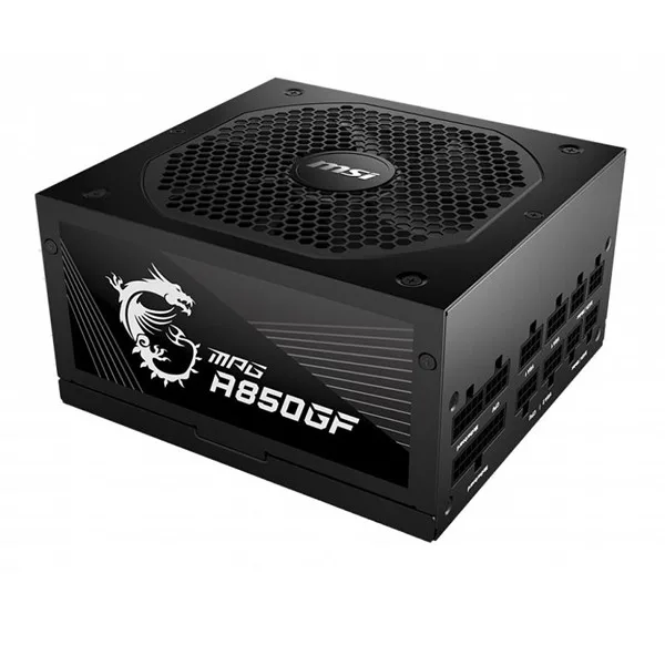 MSI 850W 80+ GOLD MPG A850G Tam Modüler Power Supply görsel 5