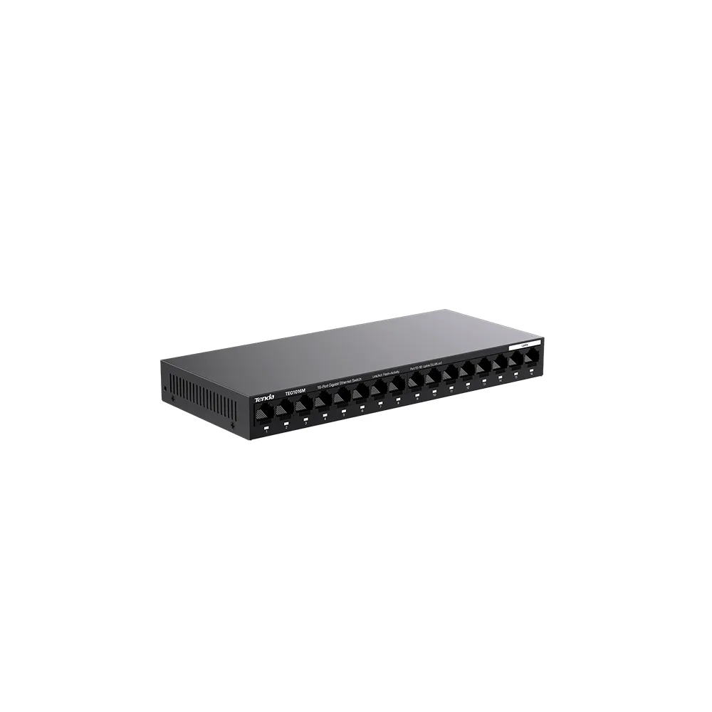 TENDA 16port GIGABIT Yönetilemez Switch Masaüstü TEG1016M görsel 2