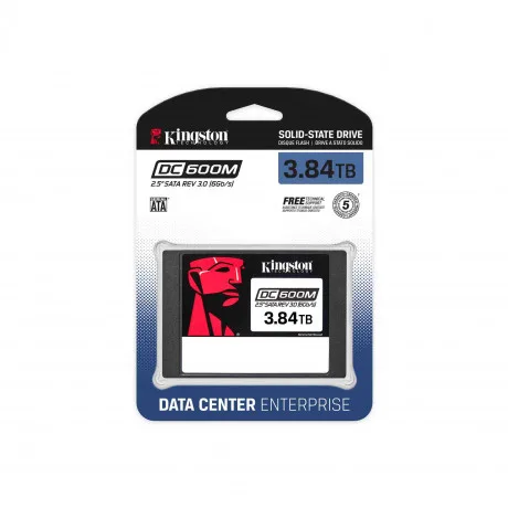 KINGSTON 3.84TB 2.5"DC600M SEDC600M/3840G 560/530MB/s Enterprise Sata-3 SSD Disk