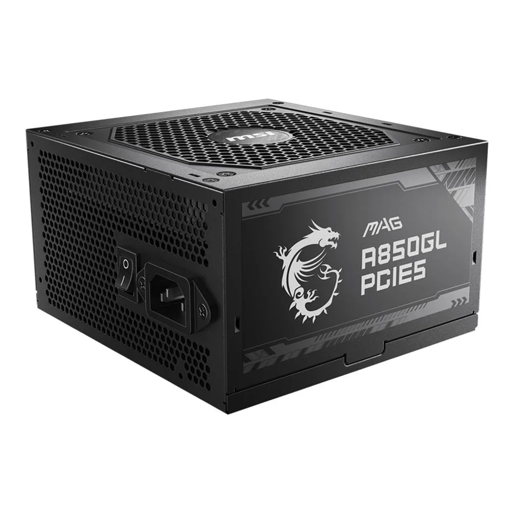 MSI 850W 80+ GOLD A850GL PCIe5.0 Tam Modüler Power Supply görsel 3