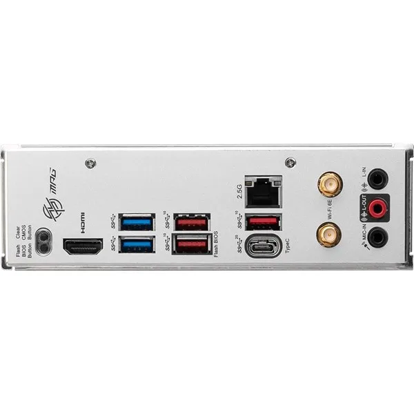 MSI MPG B650I EDGE WIFI-6E DDR5 HDMI DP PCIE 4.0 AM5 mITX görsel 6