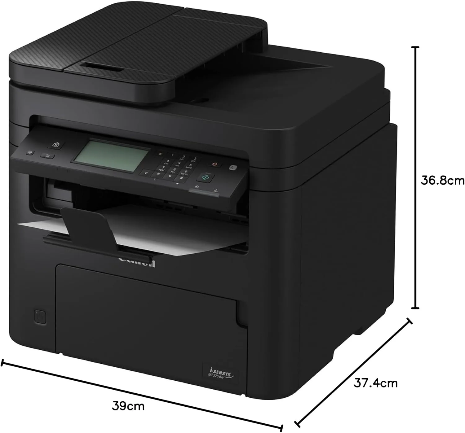 CANON MF275DW A4 Siyah Çok Fonksiyonlu Faxlı Dublex Laser Yazıcı USB 2.0,Ethernet,Kablosuz görsel 6