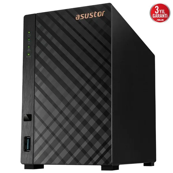 ASUSTOR 2diskli Realtek QC-1GB RAM-Gigabit Nas Server AS1102TL görsel 6