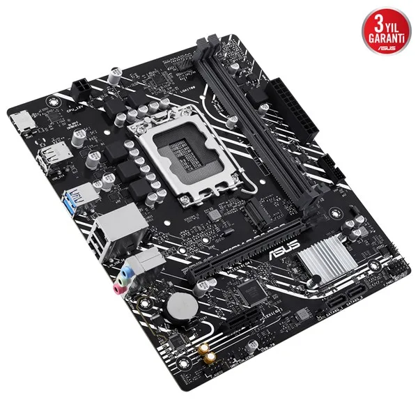 ASUS PRIME H610M-F-CSM DDR4 HDMI PCIe 16X v4.0 1700p mATX görsel 6