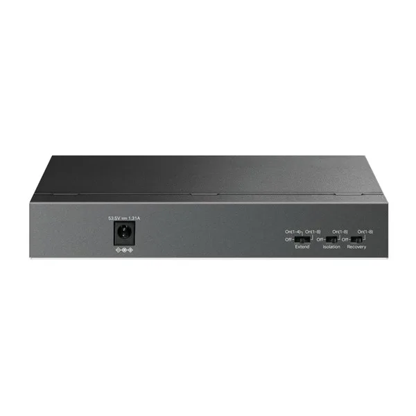 TP-LINK 8port PoE 63w 10/100 Yönetilemez Switch LS109P görsel 2