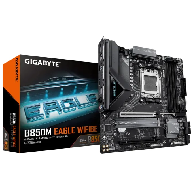 GIGABYTE B850M Eagle WIFI6E DDR5 HDMI-DP Typec PCIE 5.0 AM5 Matx görsel 4