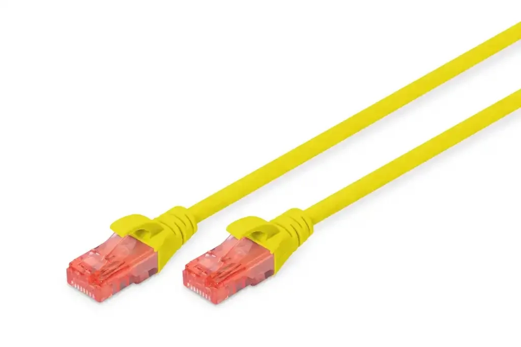 DIGITUS 1metre CAT6 Utp DK-1617-010/Y Sarı Patch Kablo (10'lu Paket)