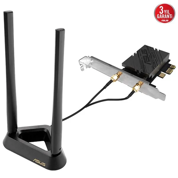 ASUS PCE-BE92BT BE9400 WIFI-7 PCIe Kablosuz Adaptör görsel 5