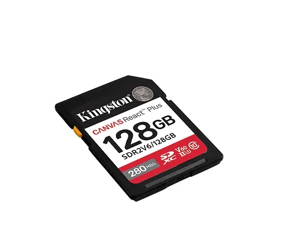 KINGSTON 128GB SDXC SD Kart React+ SDR2V6/128GB görsel 2