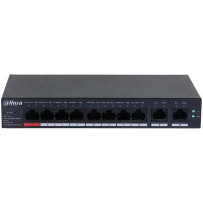 DAHUA 8port PoE 110w Gigabit Cloud Yönetilebilir Switch CS4010-8GT-110 görsel 2