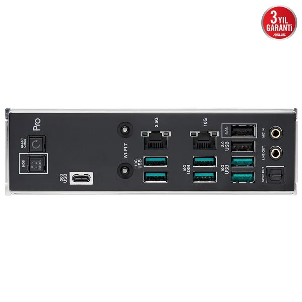 ASUS PRO WS TRX50 SAGE WIFI DDR5 ECC PCIE 4.0 TRX50 ATX görsel 7