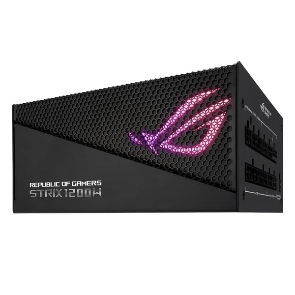 ASUS 1200W 80+ GOLD ROG STRIX 1200G AURA PCIE 5.0 Tam Modüler Power Supply görsel 5