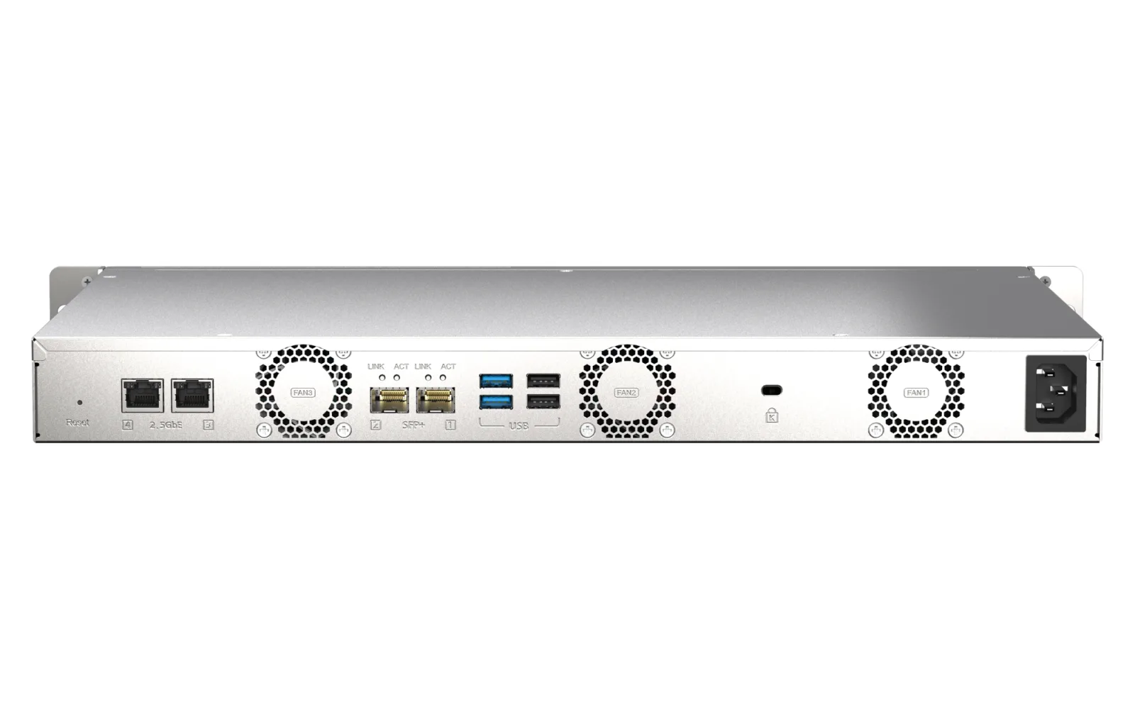 QNAP 4diskli Arm QC-4GB RAM-2-10GbE SFP+ Rack Nas Server TS-435XeU