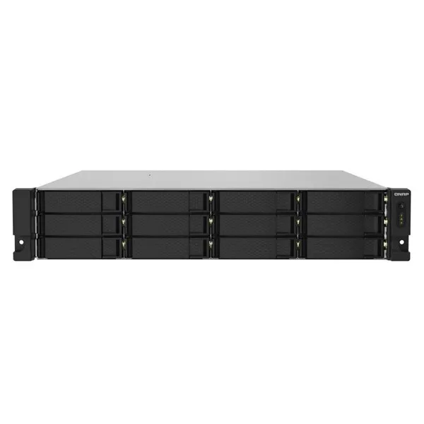 QNAP 12diskli Alpine AL324 QC-4GB RAM-2-10GbE SFP+ Rack Nas Server TS-1232PXU-RP görsel 3
