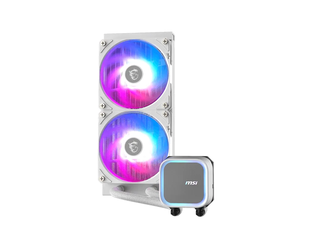 MSI 240mm MAG CORELIQUID A13 ARGB Sıvı Soğutmalı AM5-1851p İşlemci Fanı Beyaz görsel 2