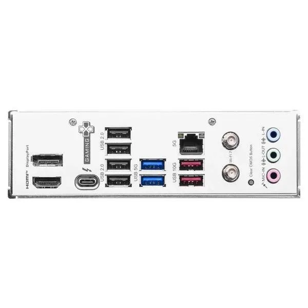 MSI B860 GAMING PLUS WIFI7 DDR5 HDMI-USBC DP PCIe 16X v5.0 1851p ATX görsel 5