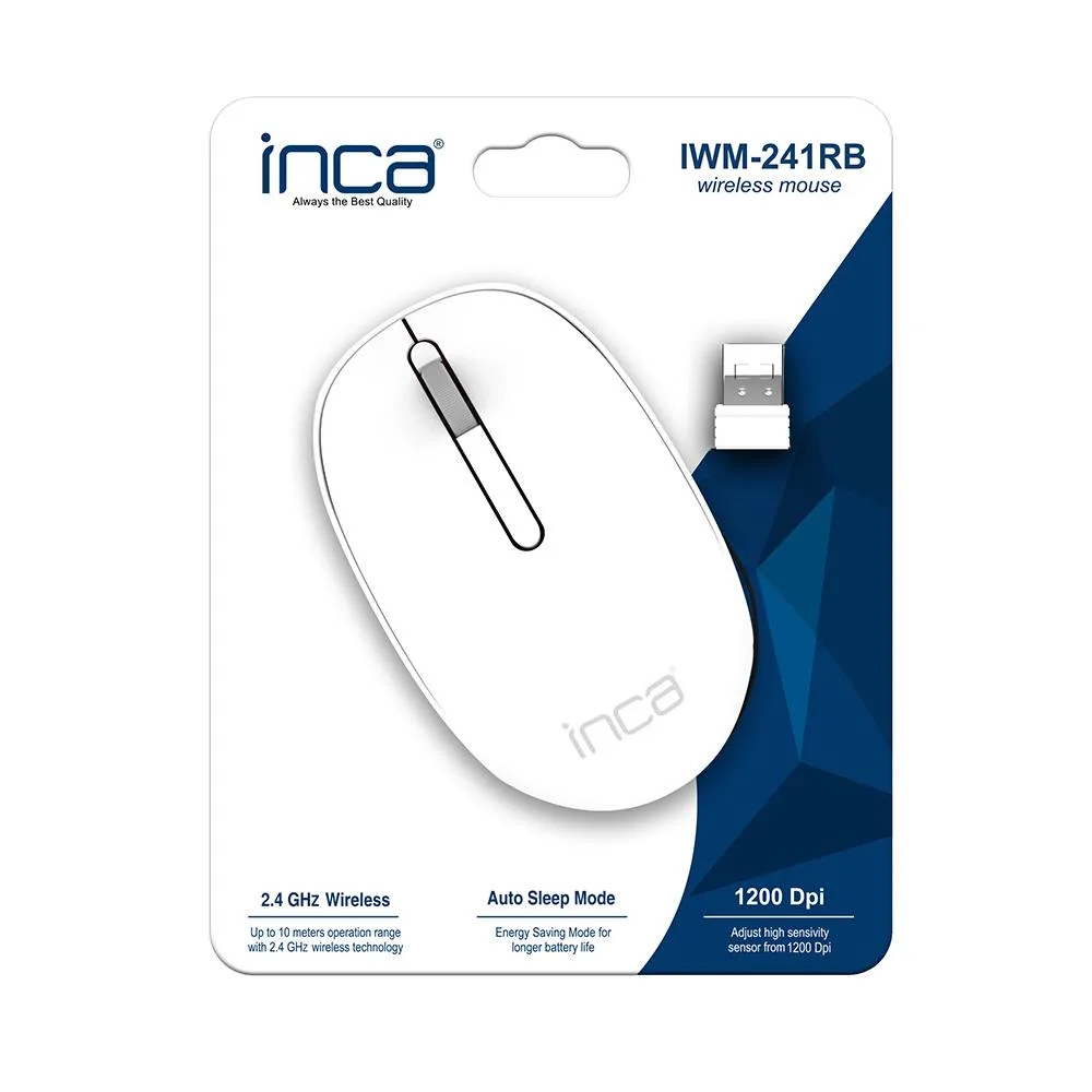 INCA IWM-241RB Kablosuz 1200dpi Beyaz Mouse görsel 6