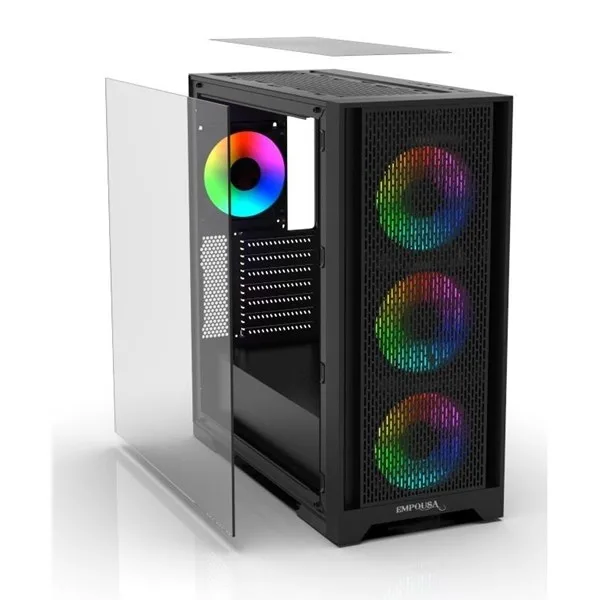 INCA EMG-17XB Gaming Mid-Tower PC Kasası ARGB Kontrolcü görsel 6