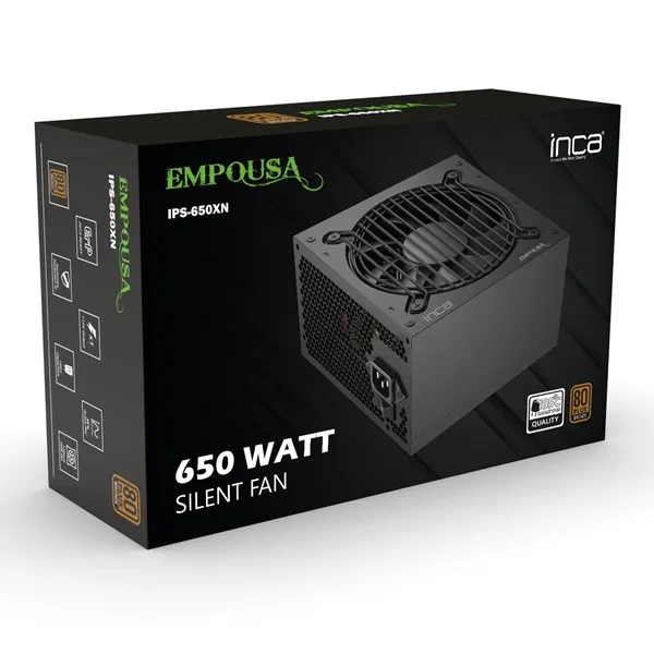 INCA 650W 80+ BRONZE EMPOUSA IPS-650XN Power Supply görsel 8