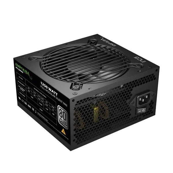 INCA 1250W 80+ PLATINUM EMPOUSA IPS-1250XN PCIe5.0 Tam Modüler Power Supply görsel 6