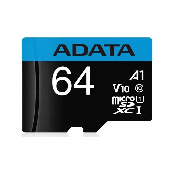 ADATA 64GB Micro SD Kart PREMIER AUSDX64GUICL10A1-RA1 görsel 2