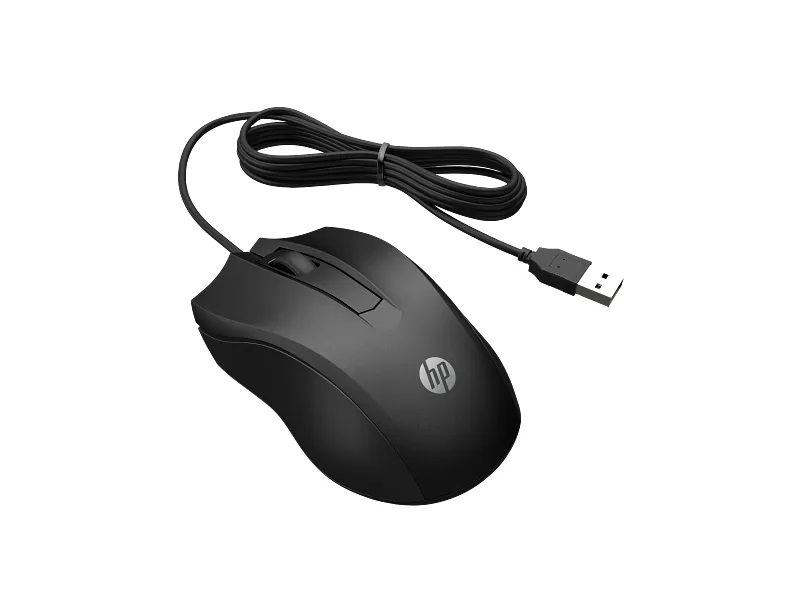 HP 105 Kablolu USB Siyah Mouse (822M9UT) görsel 3
