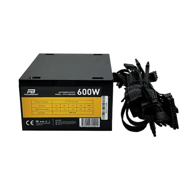 POWERBOOST 600W PB600AR 12cm Fanlı Power Supply görsel 7