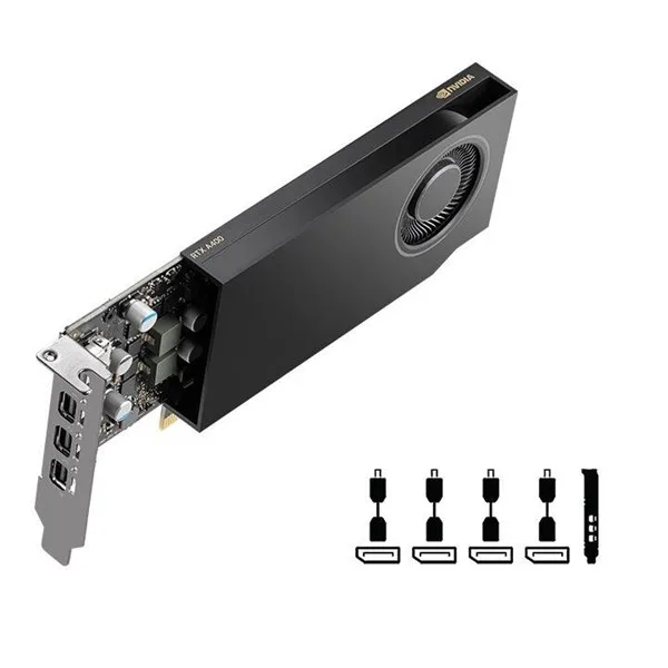 PNY Rtx A400 4GB VCNRTXA400-SB GDDR6 64bit Mdp PCIe 4.0 görsel 5