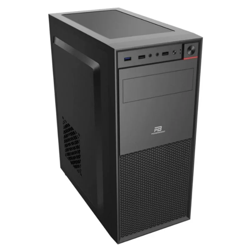 POWERBOOST 400W PB-A400B Standart Mid-Tower PC Kasası görsel 3