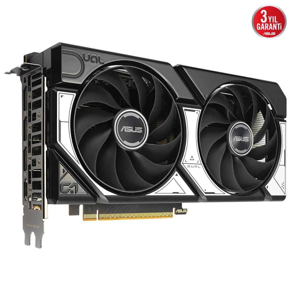 ASUS 8GB DUAL RTX5060-O8G GDDR7 128bit HDMI DP PCIe 5.0 görsel 6