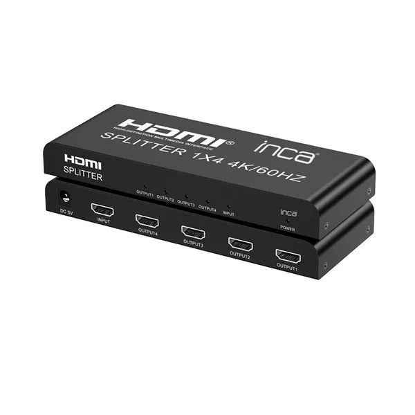 INCA 1port IHSK-460 1port HDMI (giriş) 4port HDMI (çıkış) 4K-60Hz HDMI Splitter görsel 3