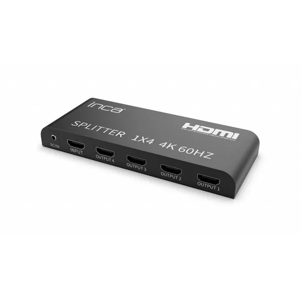 INCA 1port IHSK-460 1port HDMI (giriş) 4port HDMI (çıkış) 4K-60Hz HDMI Splitter görsel 6