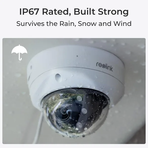 REOLINK 8MP Dome Motorize 5x Optik Zoom IP Kamera PoE IP67 P437 görsel 6