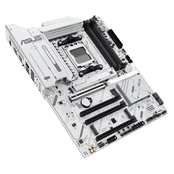 ASUS X870 MAX GAMING WIFI7 W DDR5 HDMI DP PCIE 5.0 AM5 ATX BEYAZ görsel 5