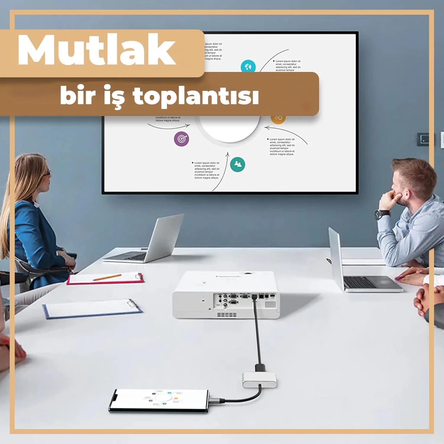 INCA ITPC-04T 0.15metre TYPE-C - HDMI Görüntü Adaptörü Gümüş 100W görsel 5