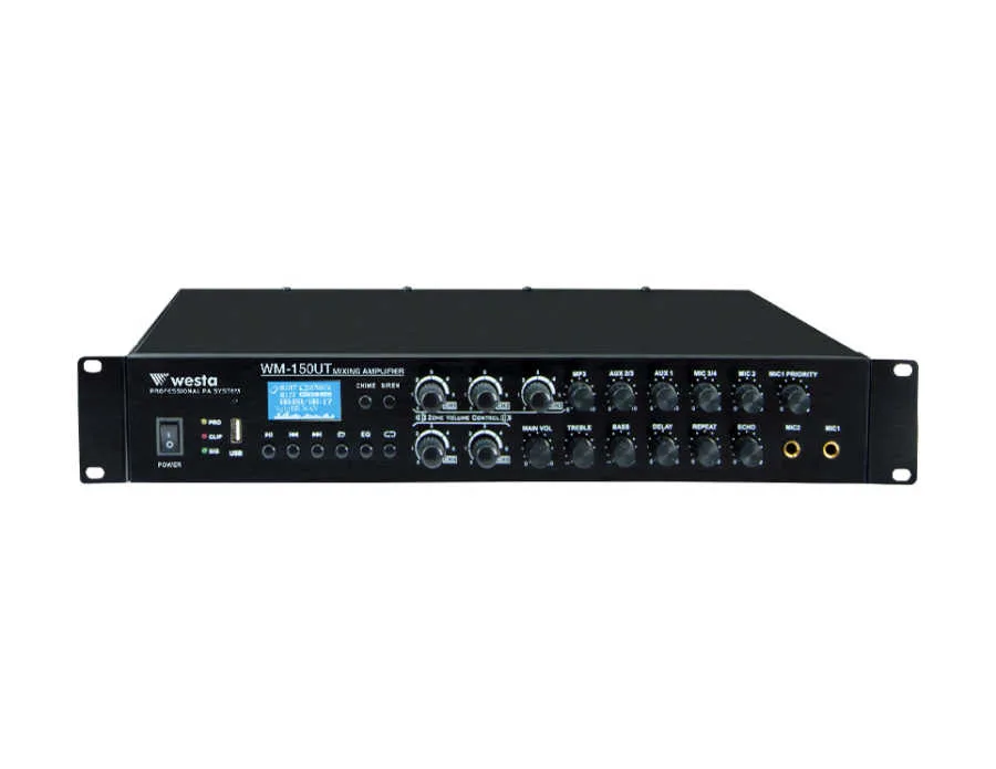 WESTA WM-150UT 6-bölgeli 150W Mikser Amfi 100V