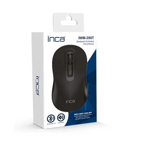 INCA IWM-288T Kablosuz Siyah Mouse görsel 8