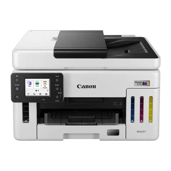 CANON A4 Renkli GX6140 Çok Fonksiyonlu Tanklı Yazıcı USB 2.0,Ethernet,Kablosuz görsel 5