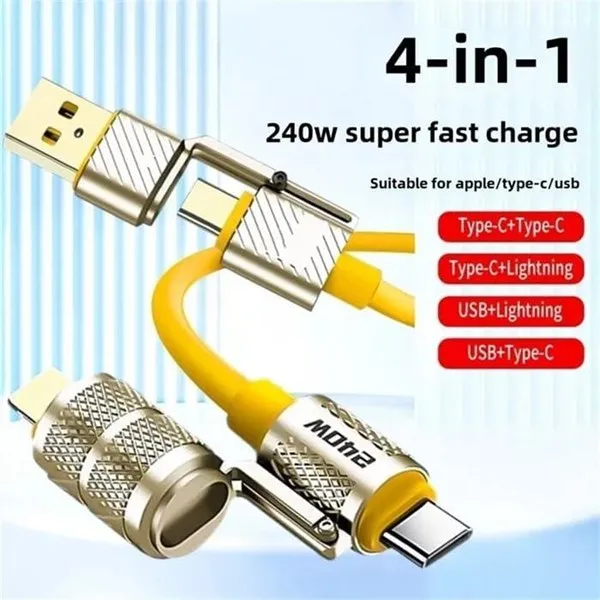 CODEGEN CDG-CNV88 Lightning 1.5 metre Şarj ve Data Kablosu 240W görsel 8