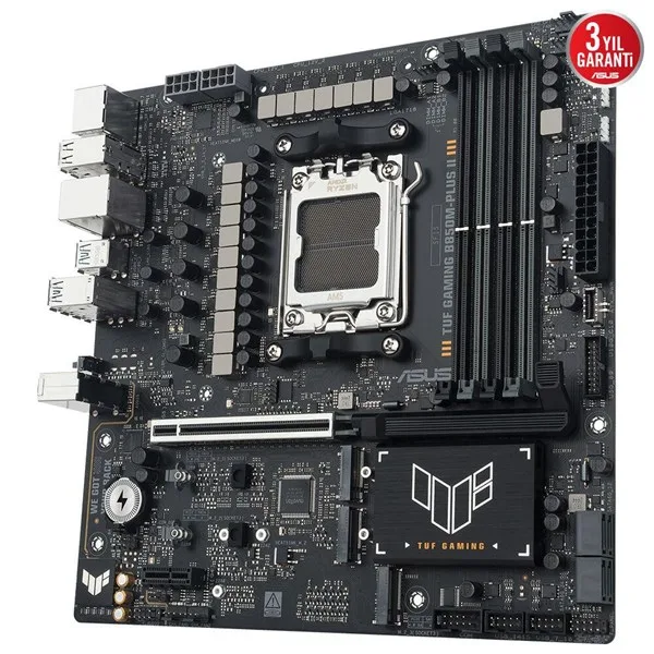 ASUS TUF GAMING B850M-PLUS II DDR5 HDMI DP PCIE 5.0 AM5 ATX görsel 6